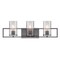 Designers Fountain Elements 24in 3-Light Chrome Industrial Indoor Vanity Light with Clear Rain Glass Shades 86503-CHA - alternate 1